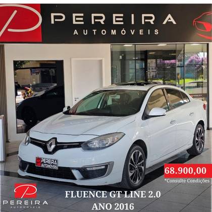 RENAULT FLUENCE 2.0 GT LINE 16V FLEX 4P AUTOMÁTICO RENAULT FLUENCE 2.0 GT LINE 16V FLEX 4P AUTOMÁTICO